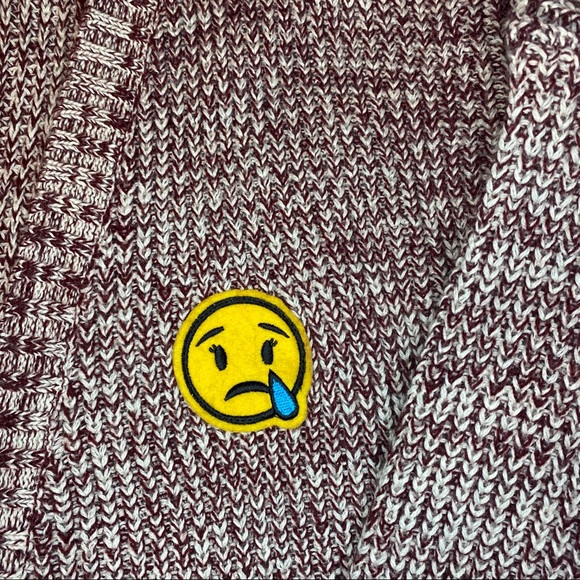 Hippie Rose Emoji Cardigan - Picture 7 of 9